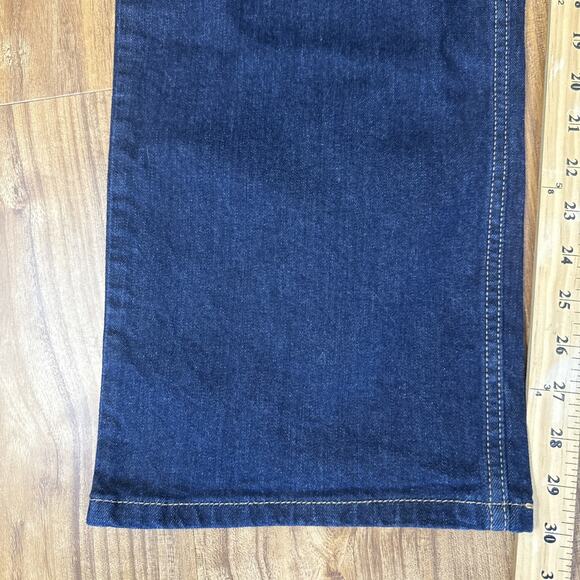 Levis 514 Straight Fit Mens Jeans Size 42x30 Dark Wash Blue Denim - Picture 4 of 7